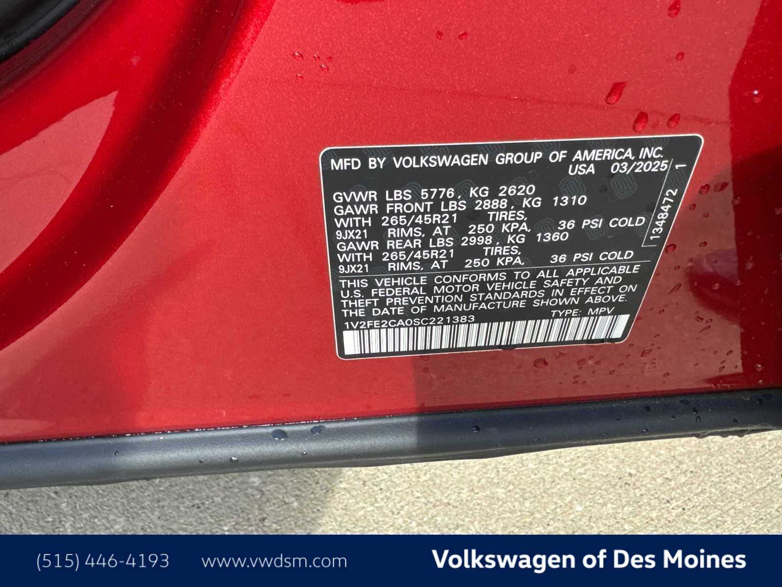 Thumbnail: 2025 Volkswagen Atlas - 22