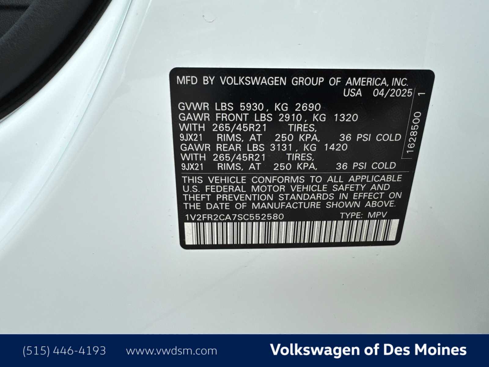 Thumbnail: 2025 Volkswagen Atlas - 22