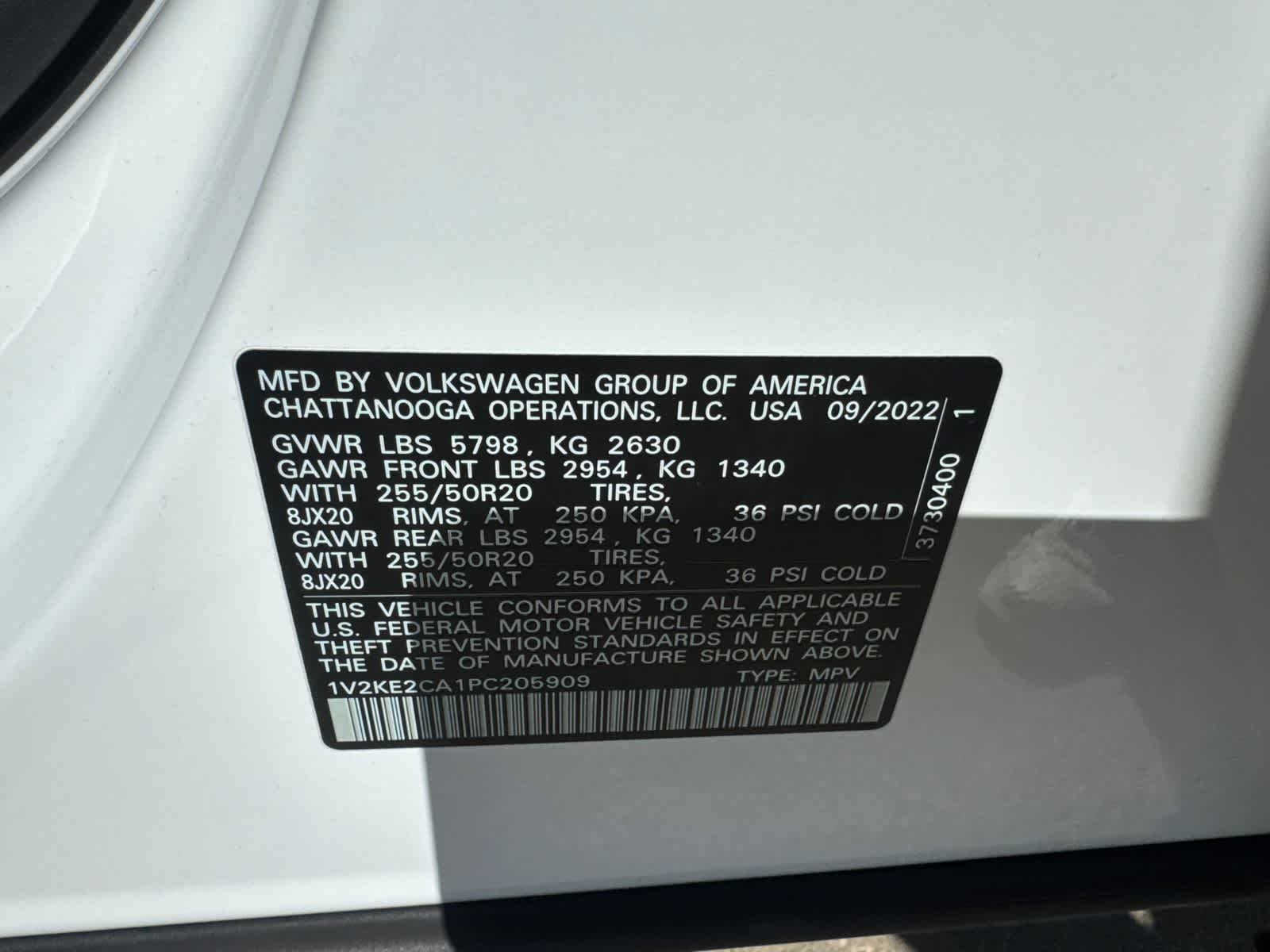 Thumbnail: 2023 Volkswagen Atlas - 22