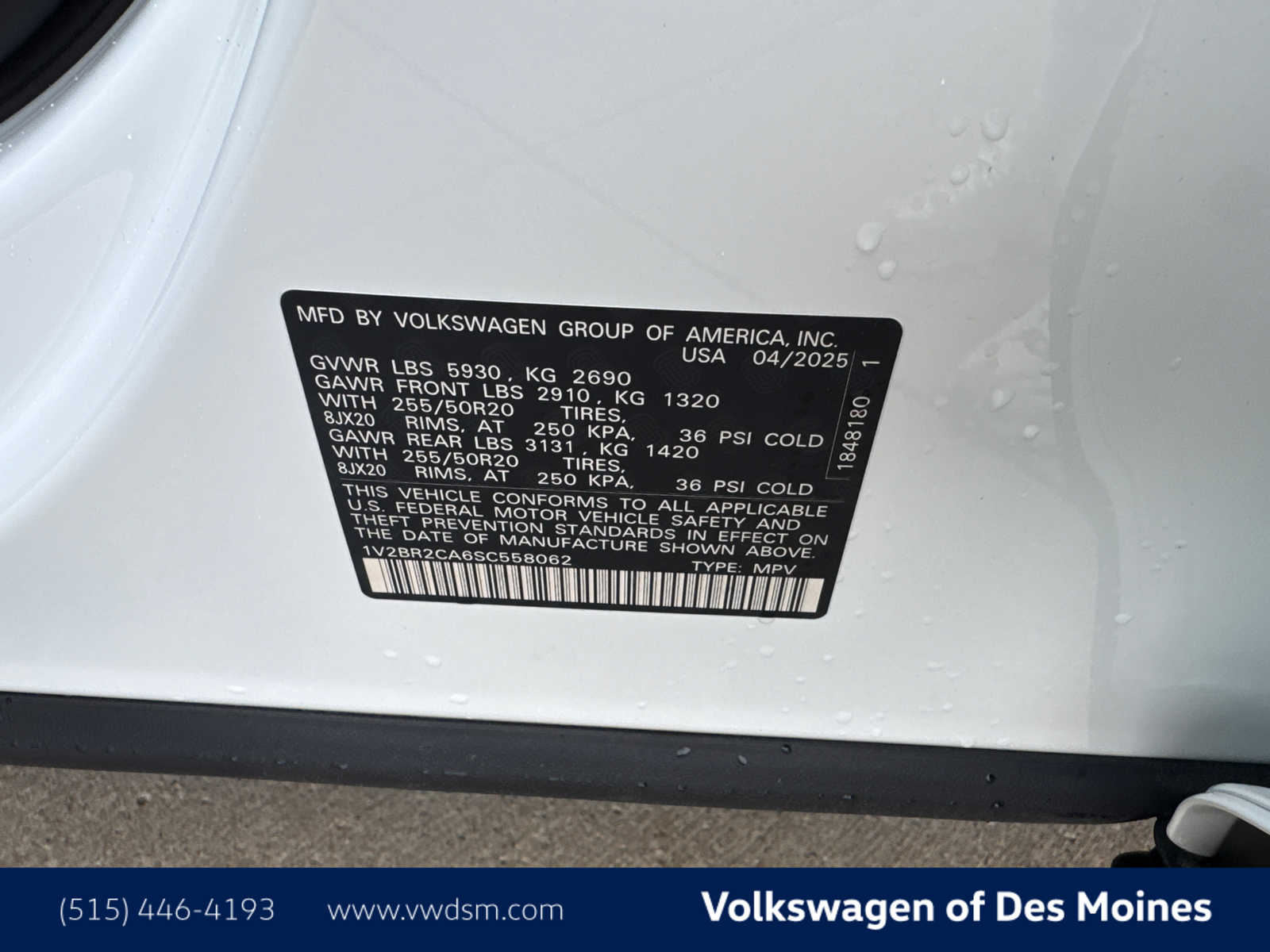 2025 Volkswagen Atlas SEL 22