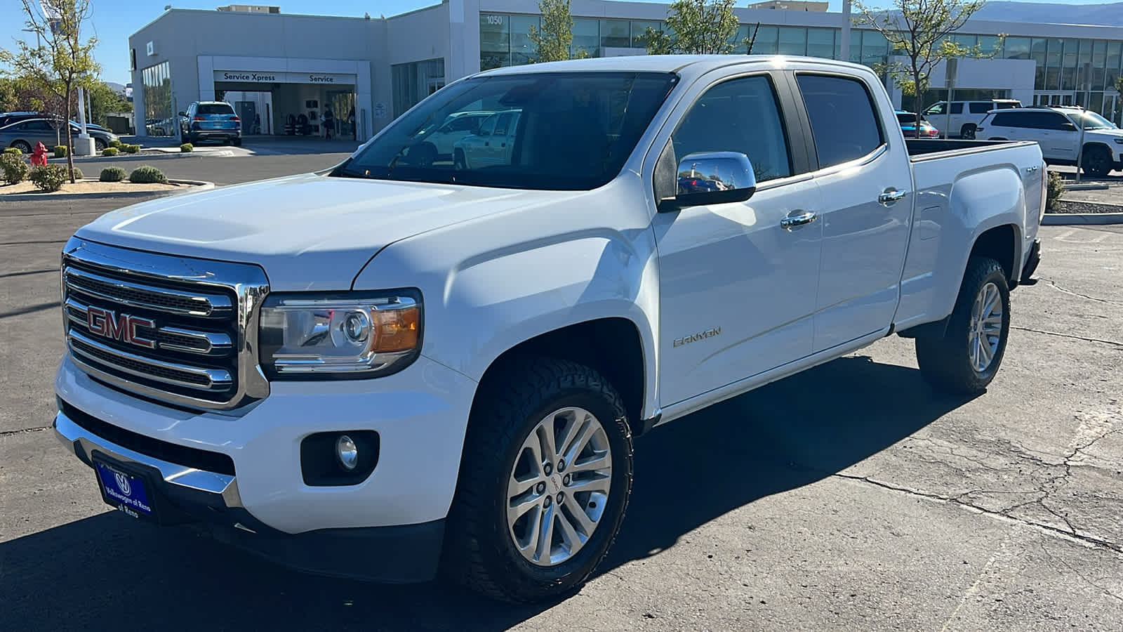 Used 2018 GMC Canyon SLT with VIN 1GTG6DENXJ1163369 for sale in Reno, NV