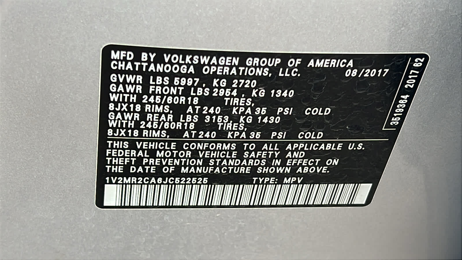 Thumbnail: 2018 Volkswagen Atlas - 30