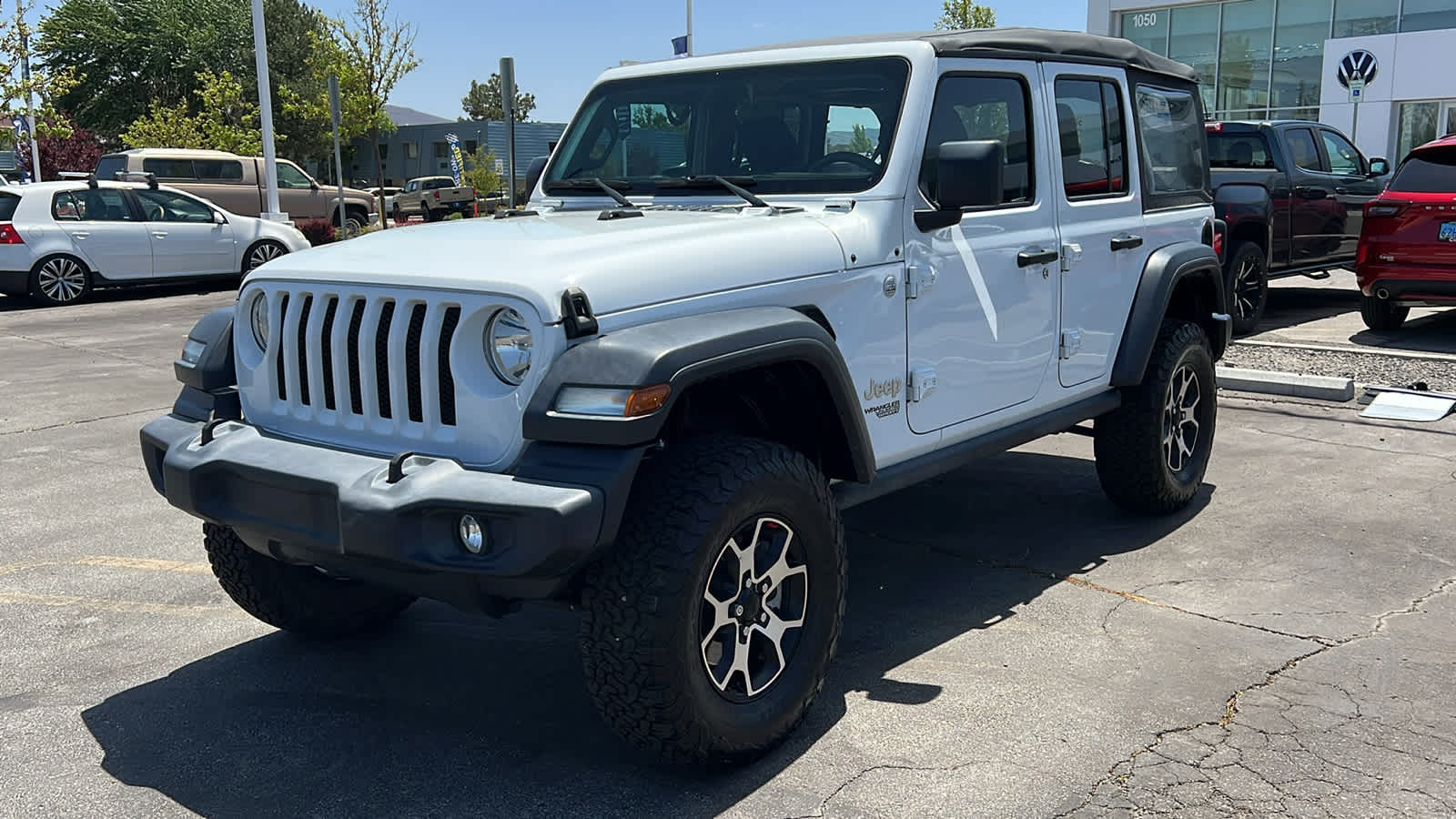 Used 2018 Jeep All-New Wrangler Unlimited Sport with VIN 1C4HJXDG2JW163165 for sale in Reno, NV