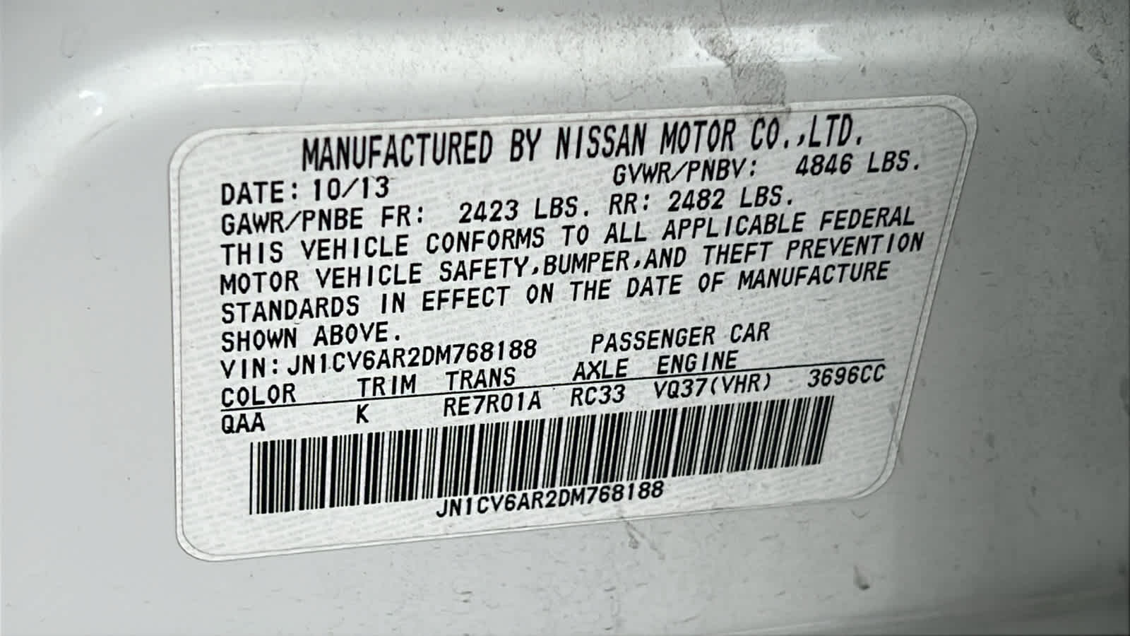 Thumbnail: 2013 INFINITI G37 - 30