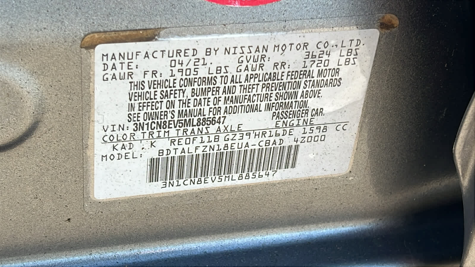 Thumbnail: 2021 Nissan Versa - 30