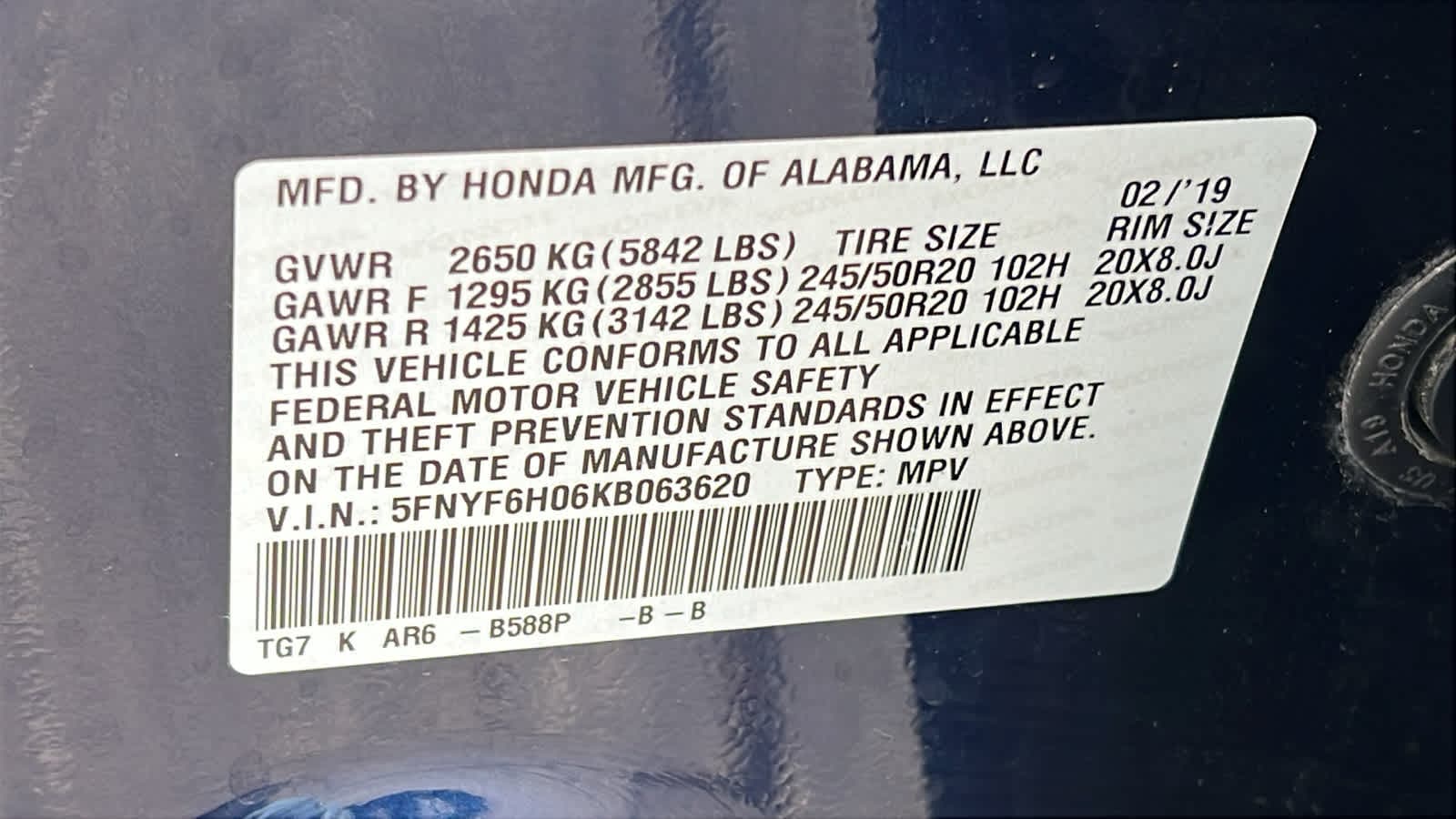 Thumbnail: 2019 Honda Pilot - 30