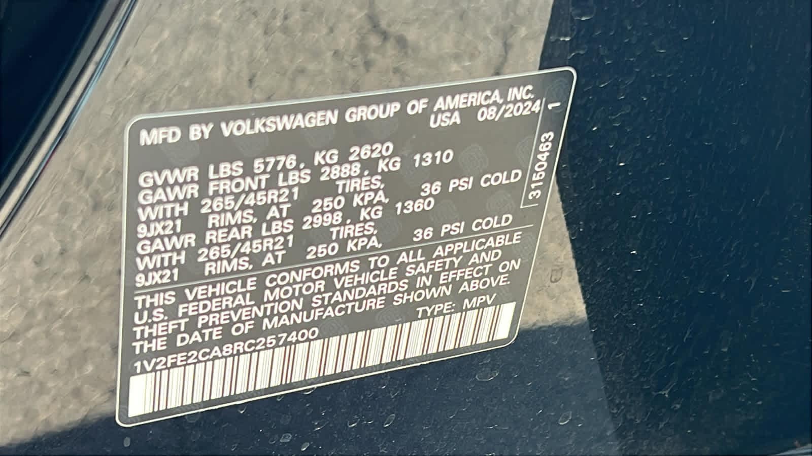 Thumbnail: 2024 Volkswagen Atlas - 30