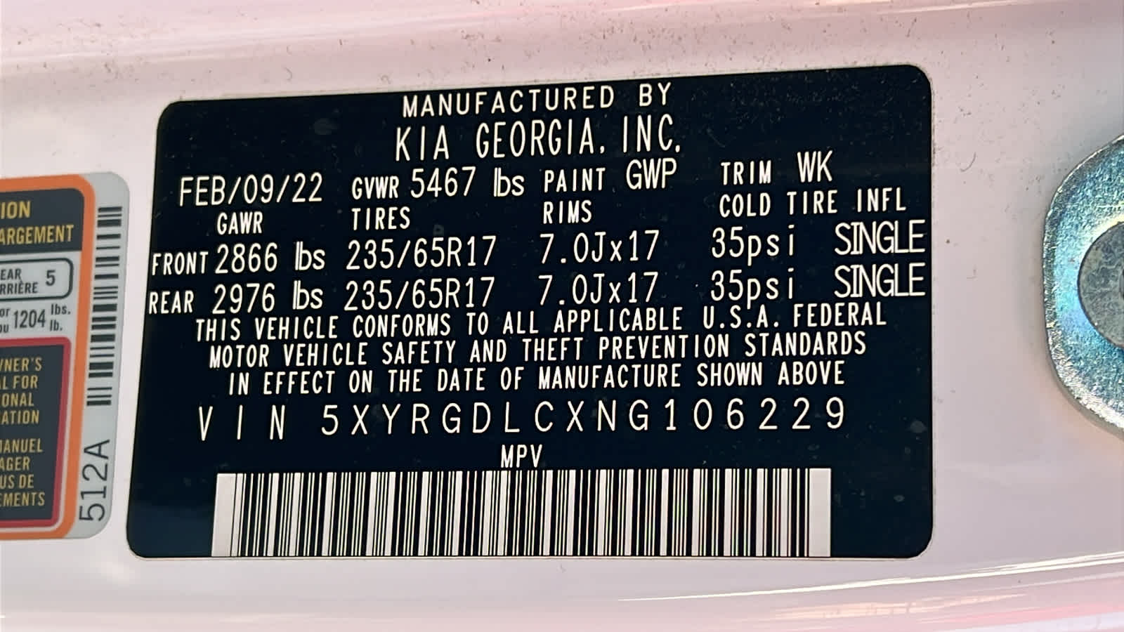 Thumbnail: 2022 Kia Sorento - 30