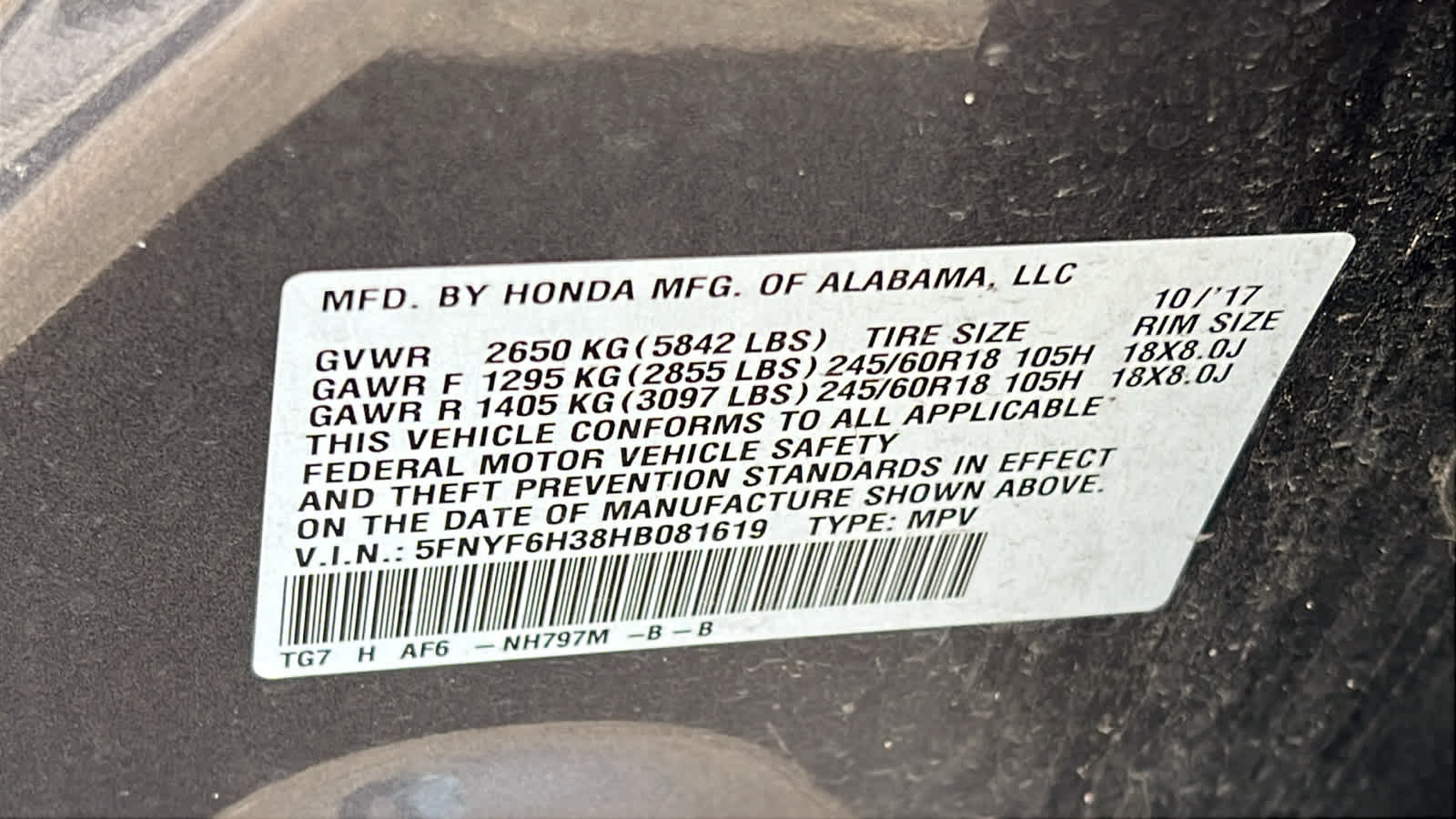 Thumbnail: 2017 Honda Pilot - 30