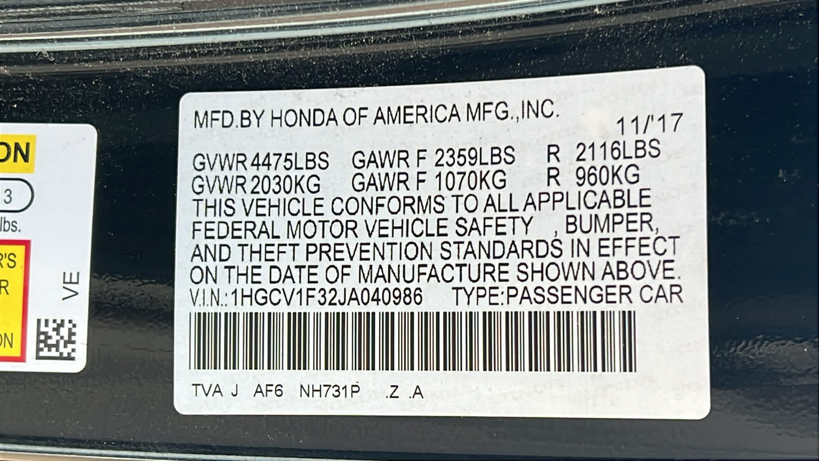 Thumbnail: 2018 Honda Accord - 30