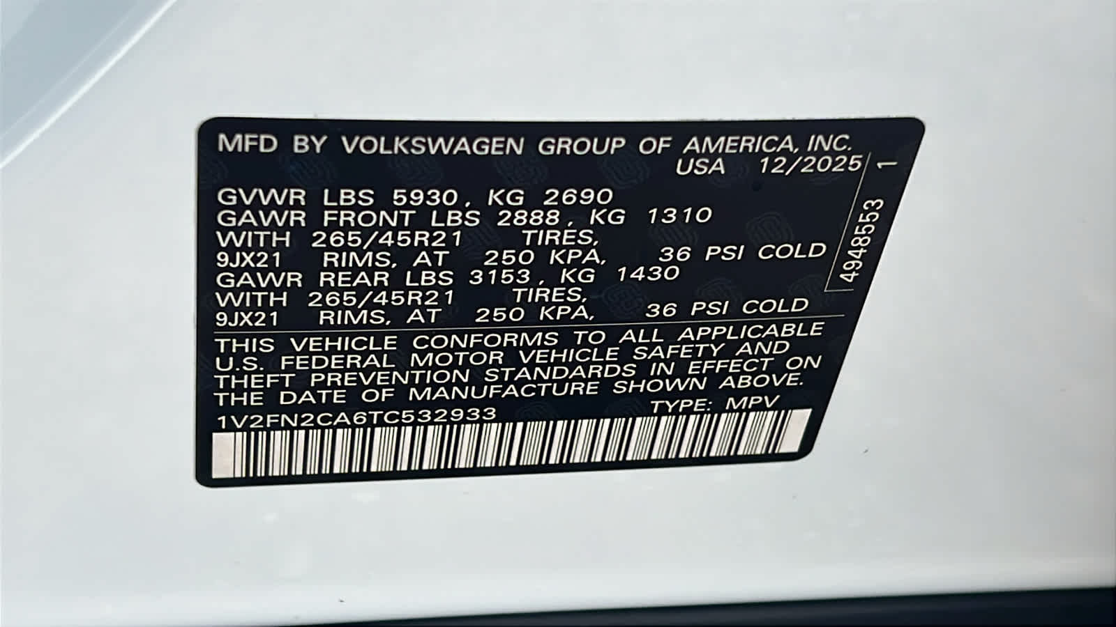 Thumbnail: 2026 Volkswagen Atlas - 30