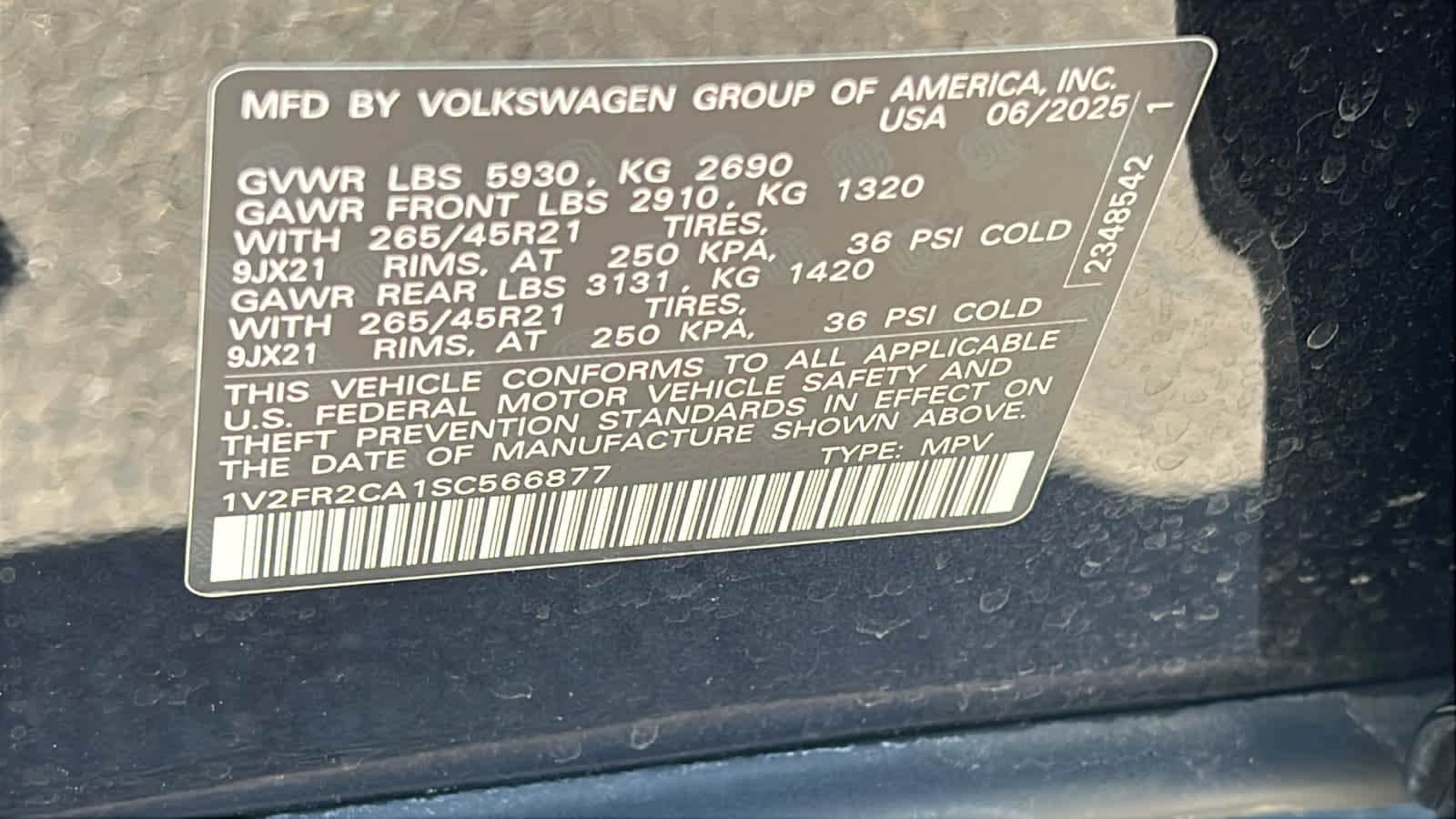 Thumbnail: 2025 Volkswagen Atlas - 30