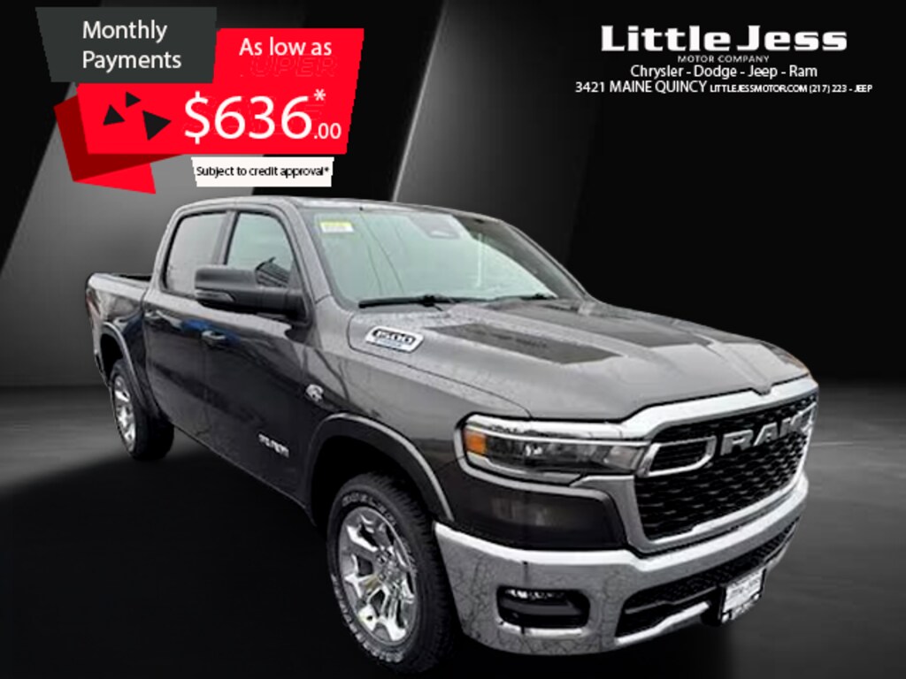 New 2026 Ram 1500 BIG HORN CREW CAB 4X4 5'7 BOX Pickup