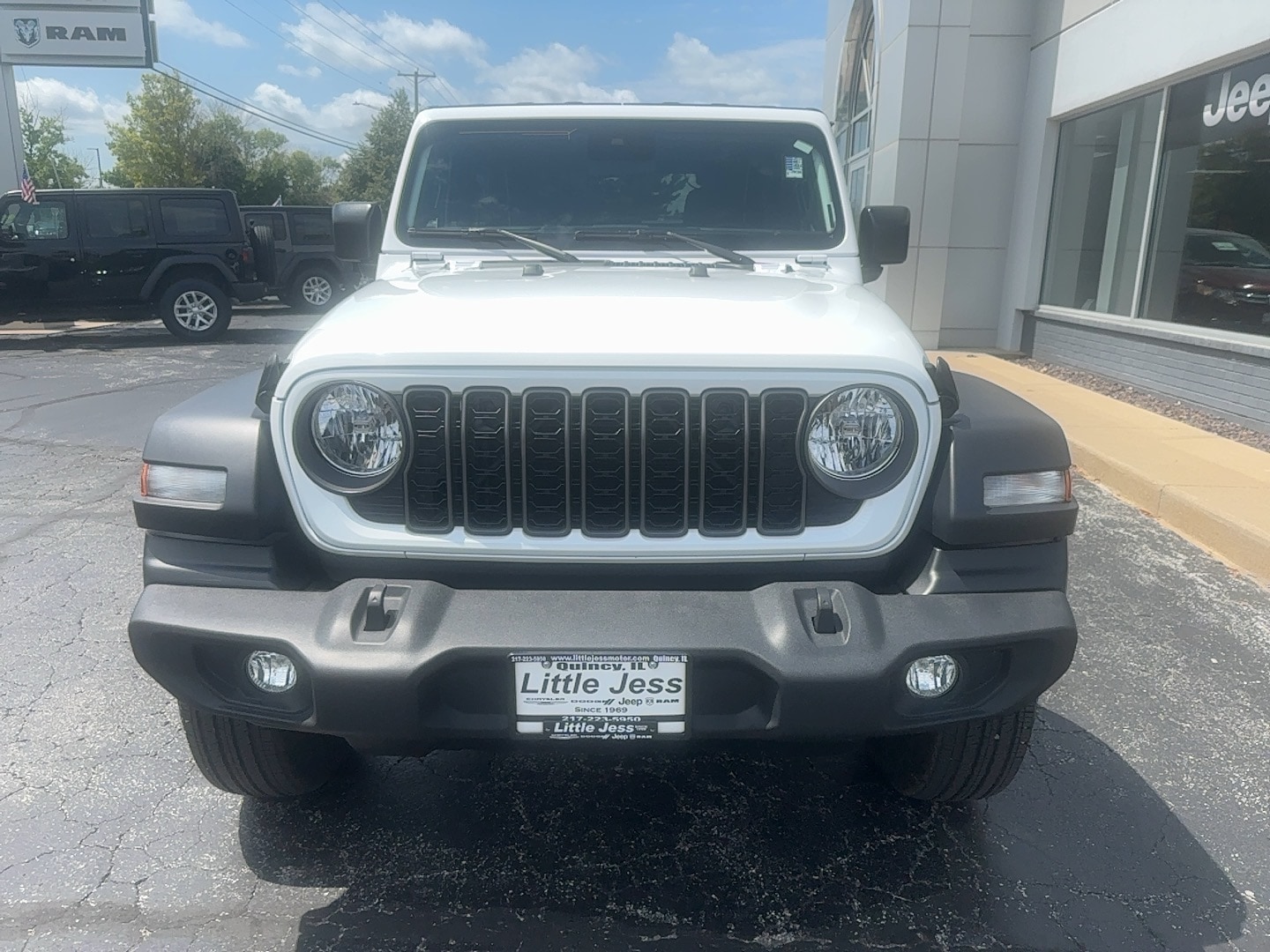 Used 2024 Jeep Wrangler 2-Door Sport S with VIN 1C4PJXAG3RW260788 for sale in Quincy, IL