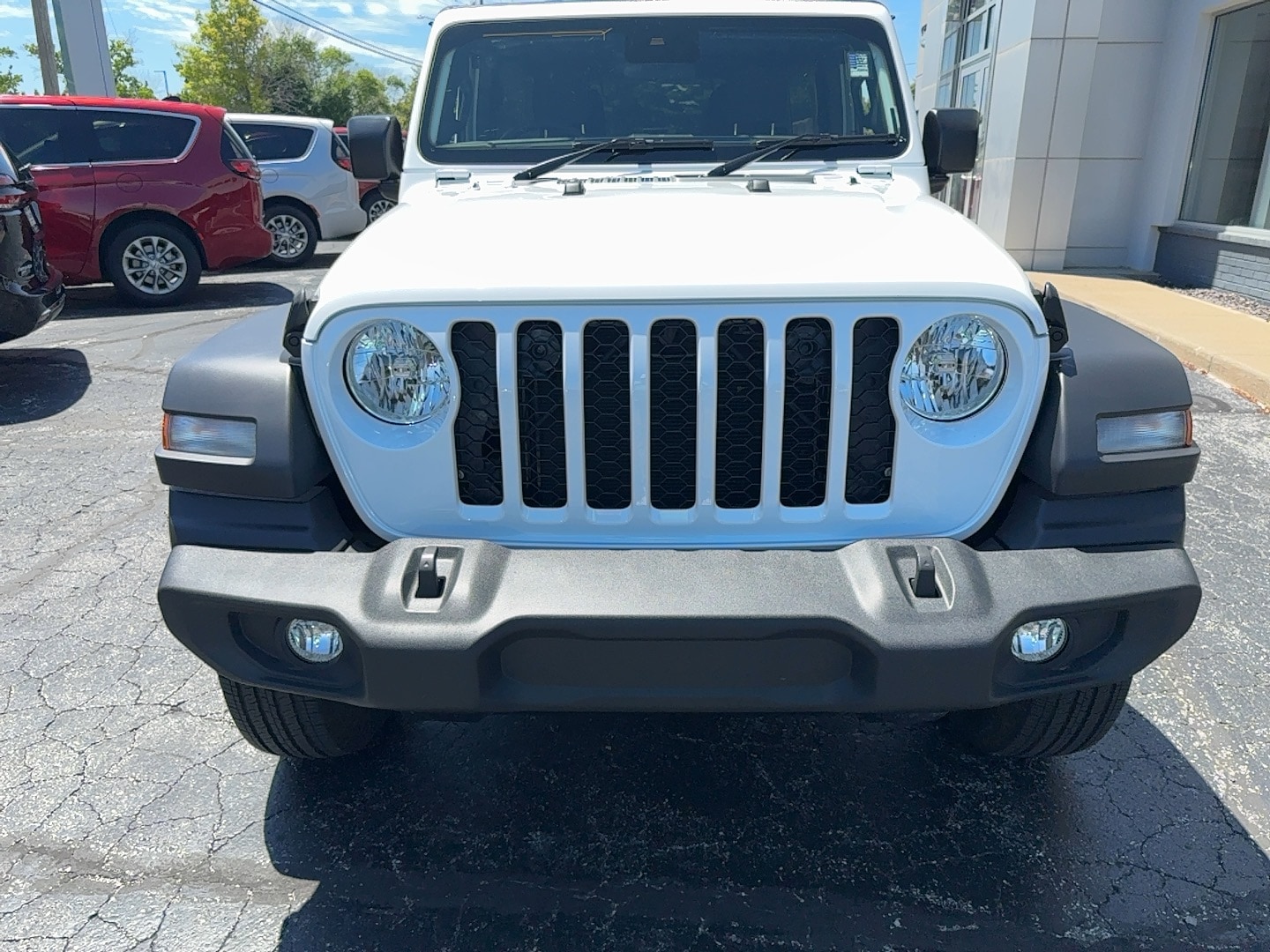 Used 2024 Jeep Wrangler 4-Door Sport RHD with VIN 1C4PJXKN0RW215000 for sale in Quincy, IL