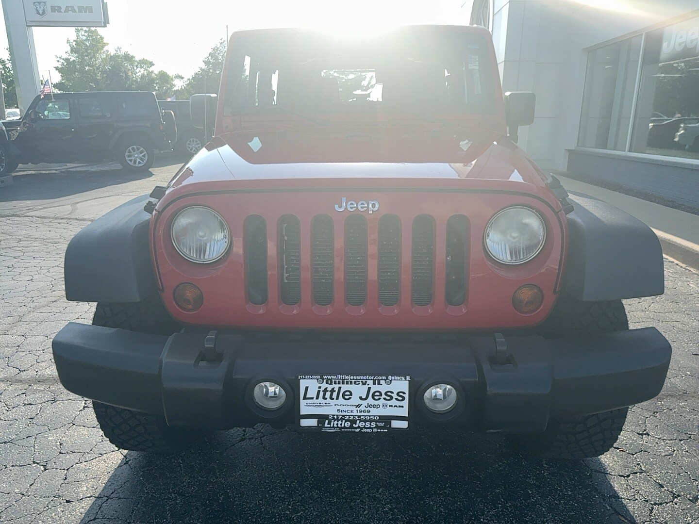 Used 2012 Jeep Wrangler Sport with VIN 1C4AJWAG2CL126606 for sale in Quincy, IL