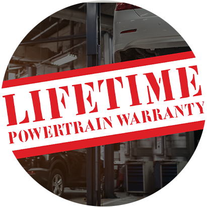 Complementary Lifetime Powertrain Warranty