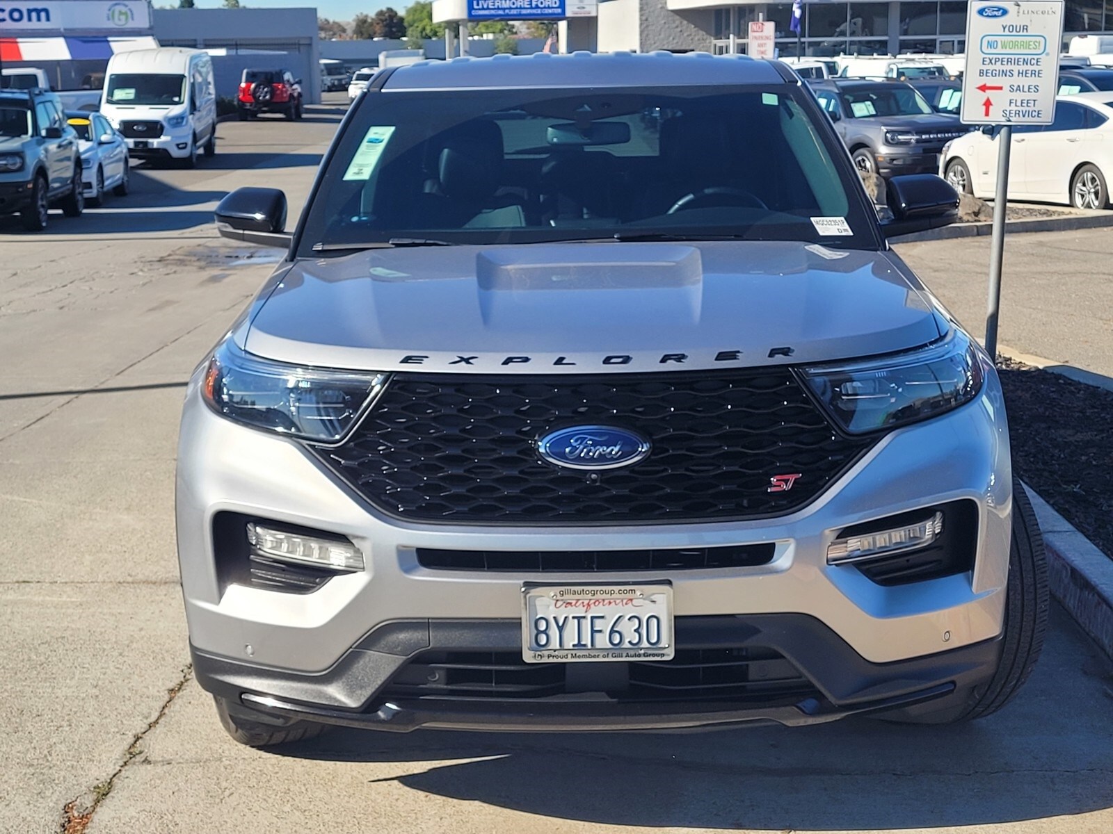 Used 2021 Ford Explorer ST with VIN 1FM5K8GC8MGC02351 for sale in Livermore, CA