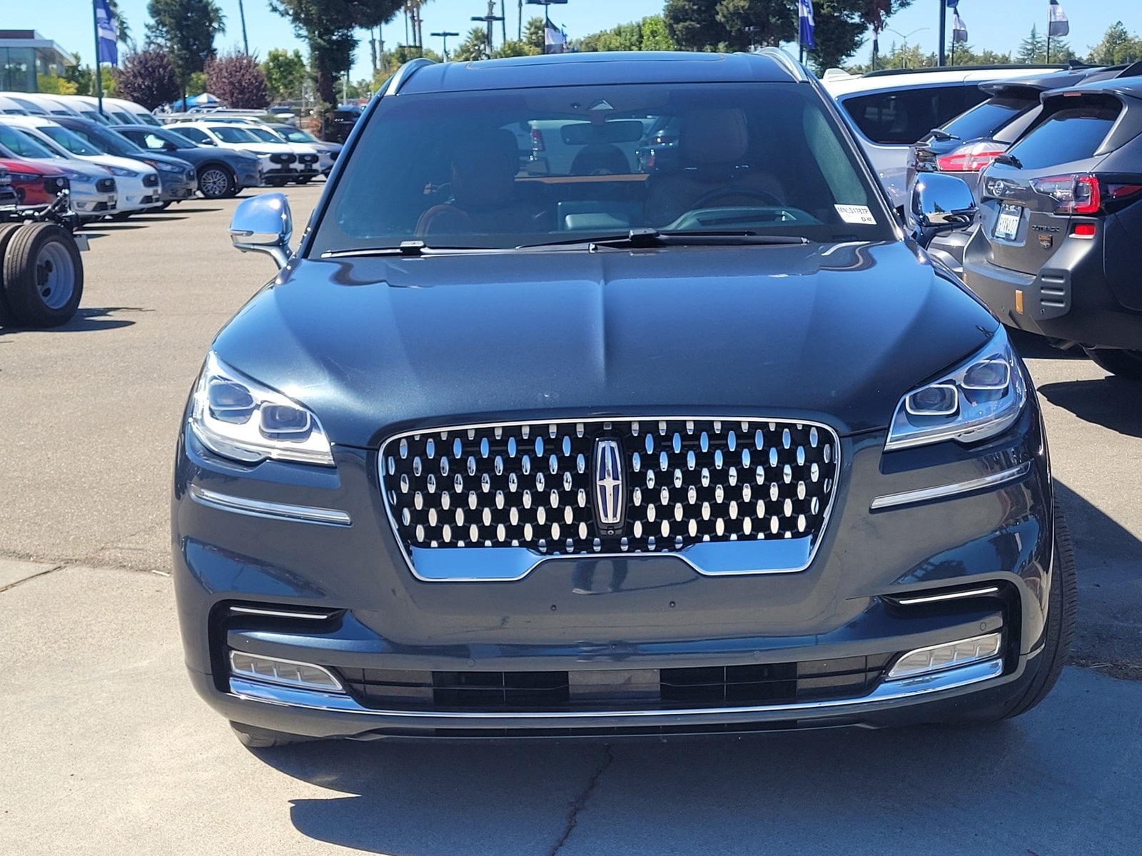 Certified 2021 Lincoln Aviator Black Label Grand Touring with VIN 5LMYJ9YY2MNL01787 for sale in Livermore, CA