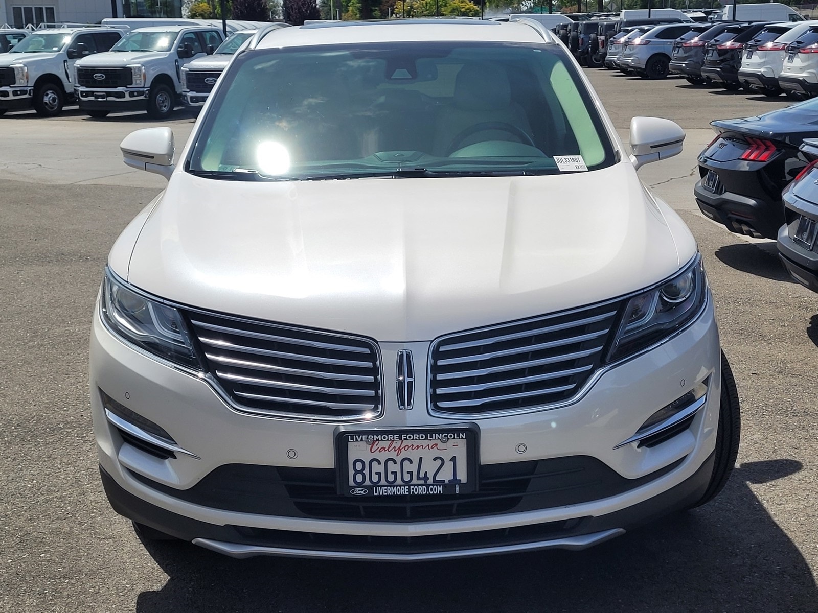 Used 2018 Lincoln MKC Reserve with VIN 5LMCJ3C97JUL33160 for sale in Livermore, CA