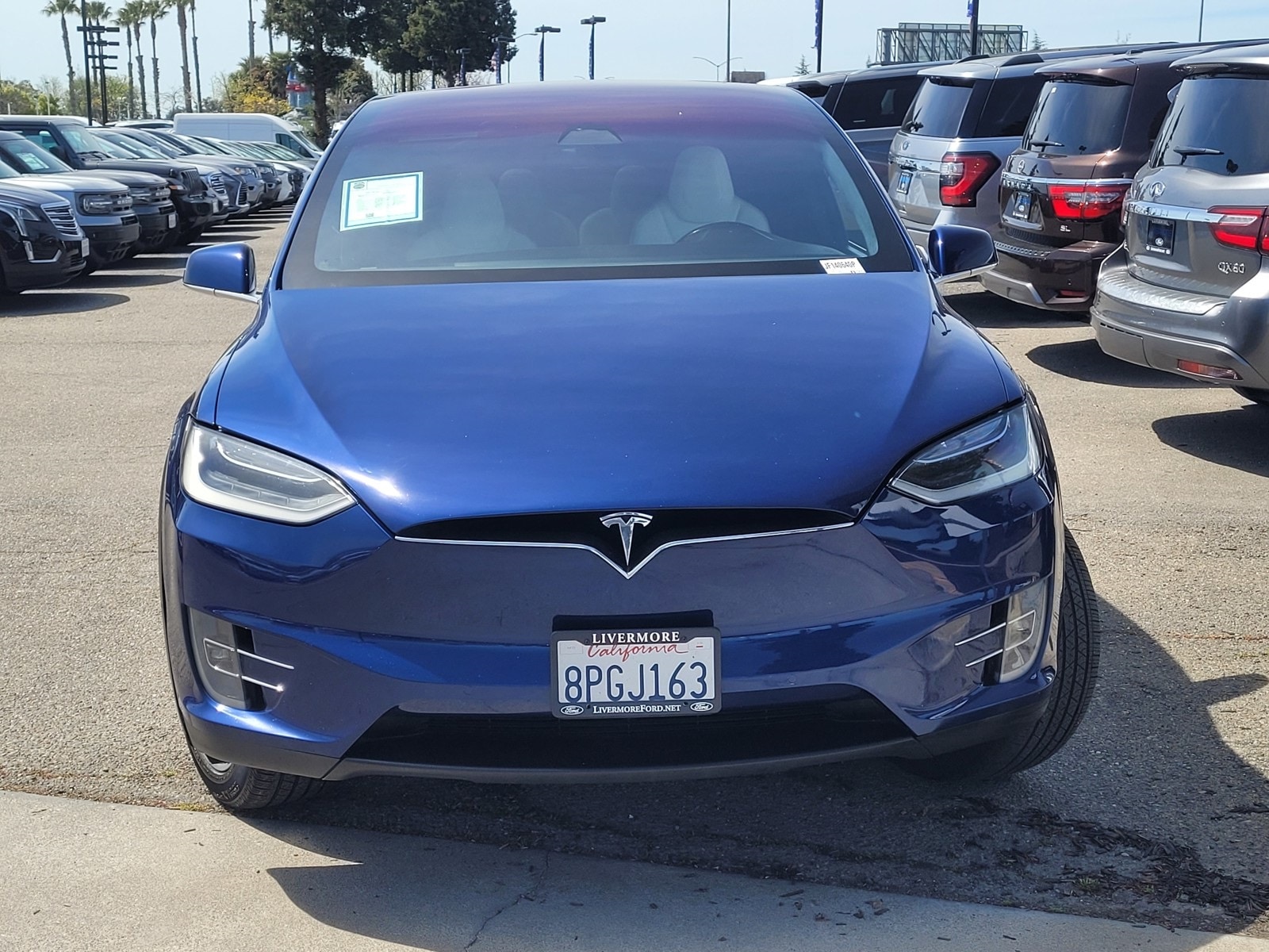 Used 2018 Tesla Model X 75D with VIN 5YJXCBE21JF140640 for sale in Livermore, CA