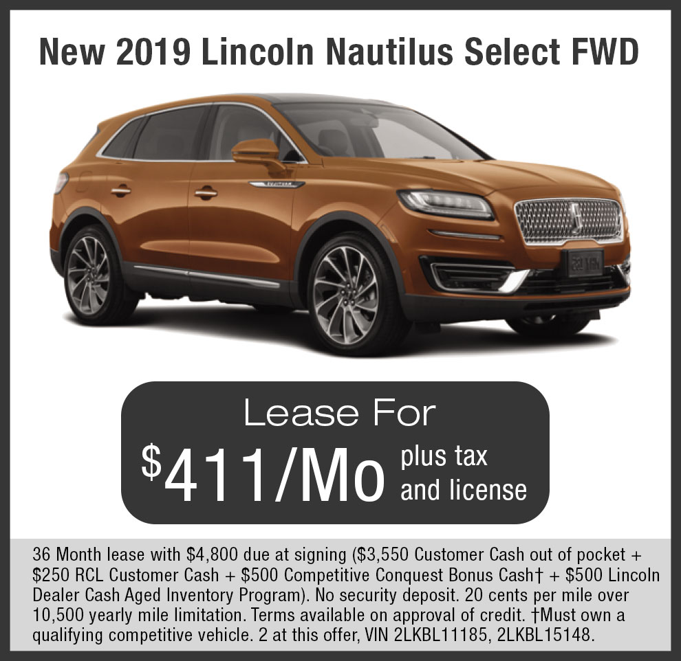 Check out Lincoln Nautilus $411 per month Lease offers near Livermore, Dublin, Pleasanton in SF Bay Area, CA.