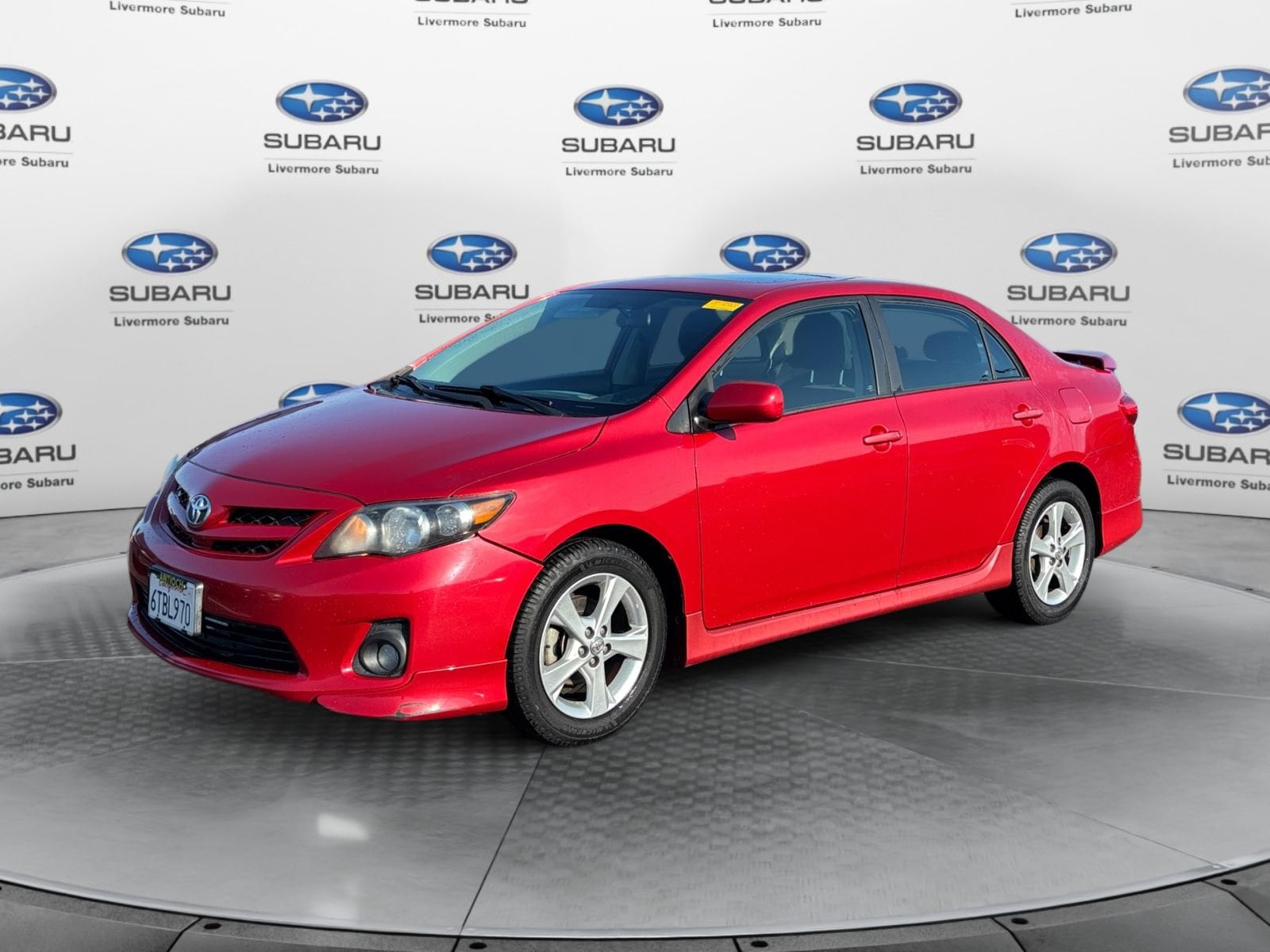 Used 2011 Toyota Corolla S with VIN 2T1BU4EE6BC667687 for sale in Livermore, CA