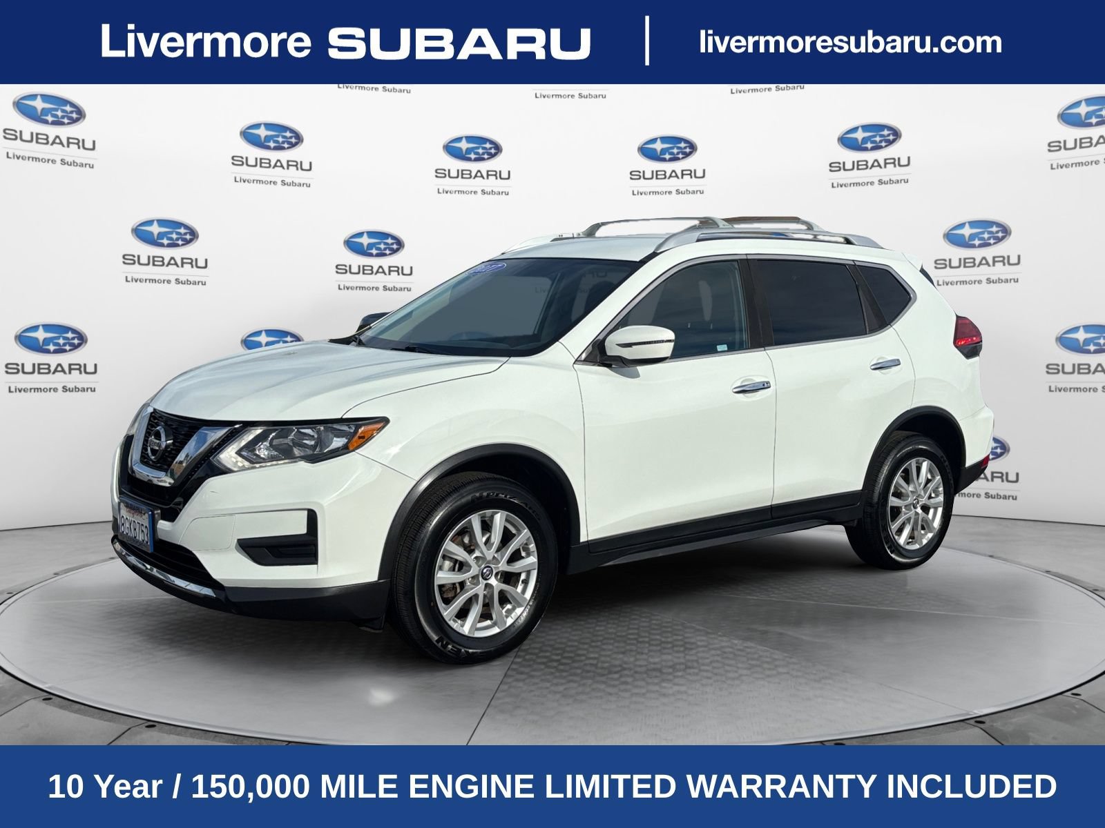 Used 2017 Nissan Rogue SV with VIN KNMAT2MV5HP506603 for sale in Livermore, CA