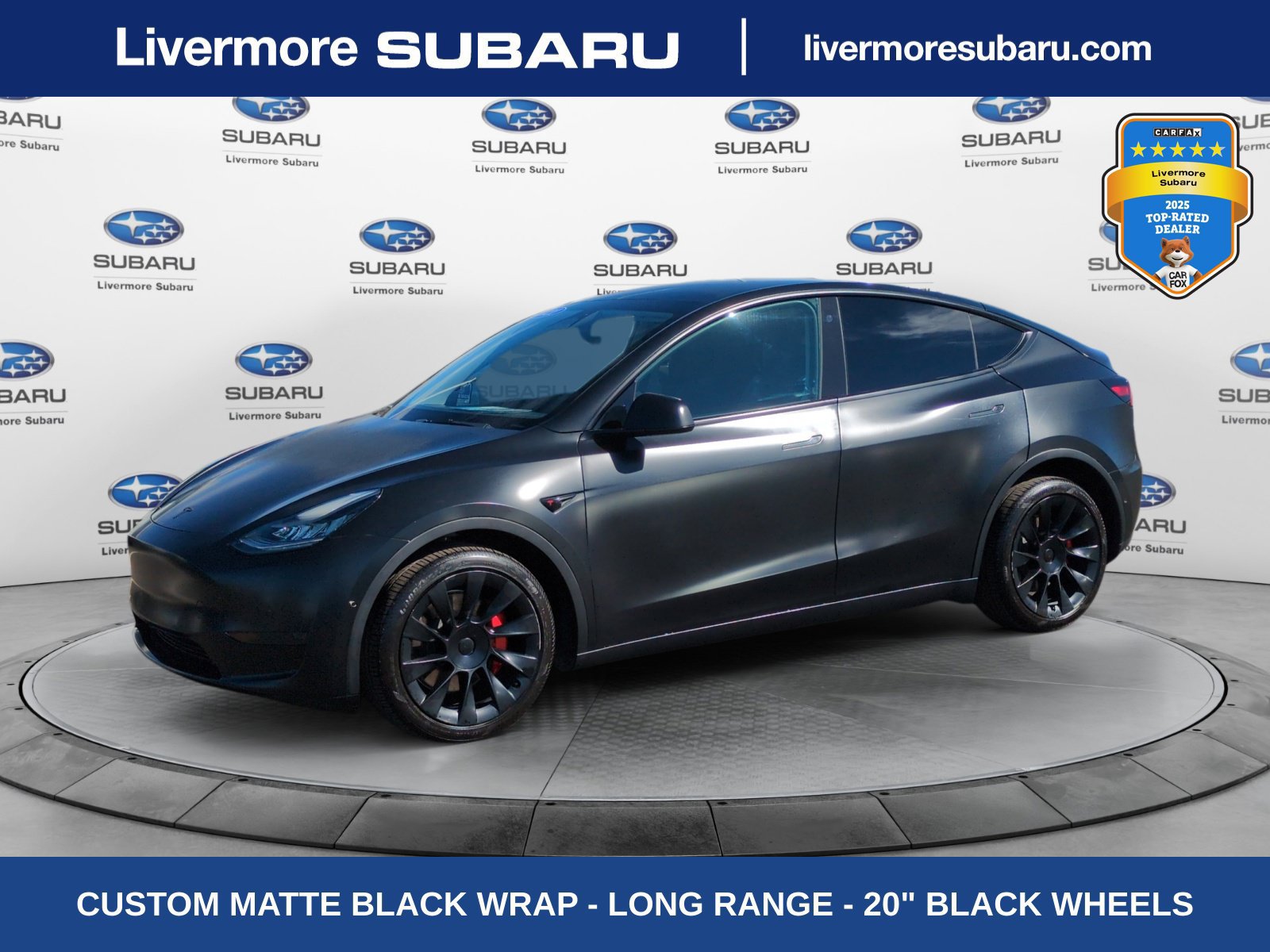 Used 2021 Tesla Model Y Long Range with VIN 5YJYGDEE7MF095500 for sale in Livermore, CA