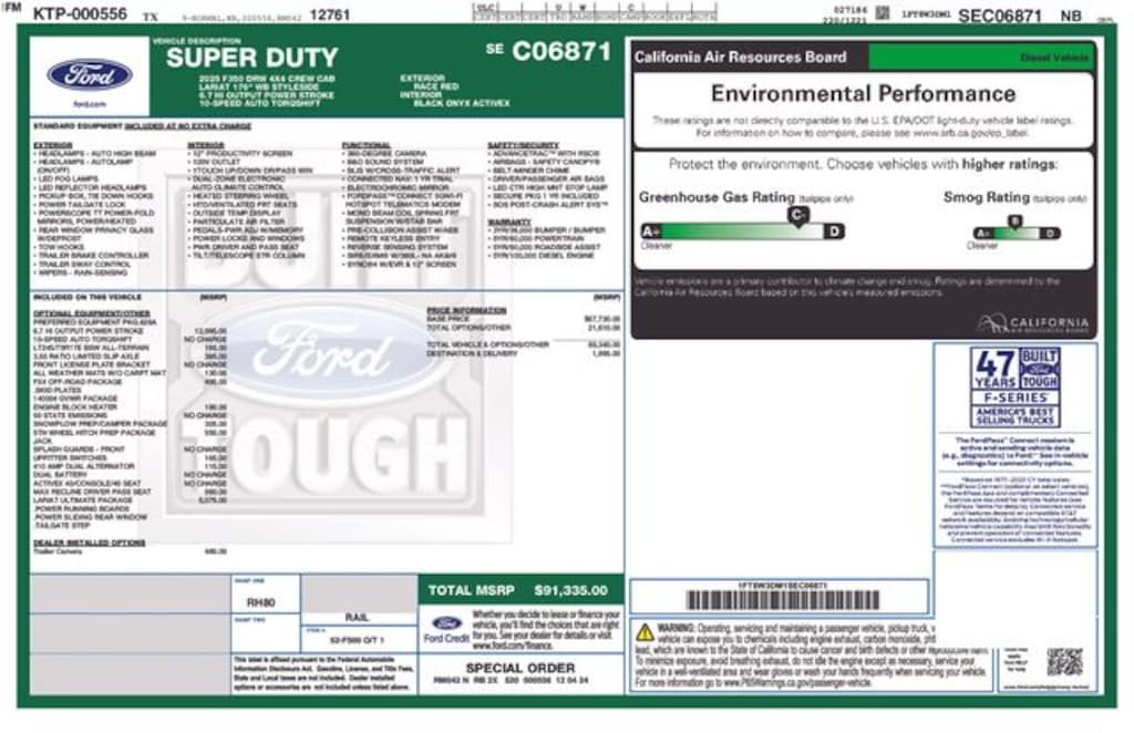 Used 2025 Ford F-350 Lariat Truck Crew Cab