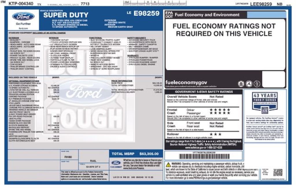 Used 2020 Ford F-250 Truck Crew Cab