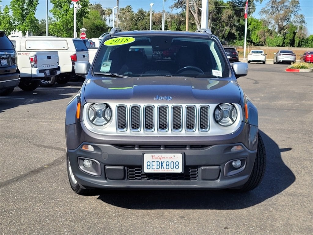 Used 2018 Jeep Renegade Limited with VIN ZACCJADB6JPG82485 for sale in Lodi, CA
