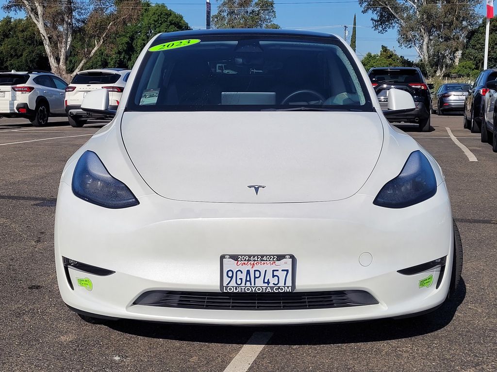 Used 2023 Tesla Model Y Long Range with VIN 7SAYGDEEXPF749736 for sale in Lodi, CA