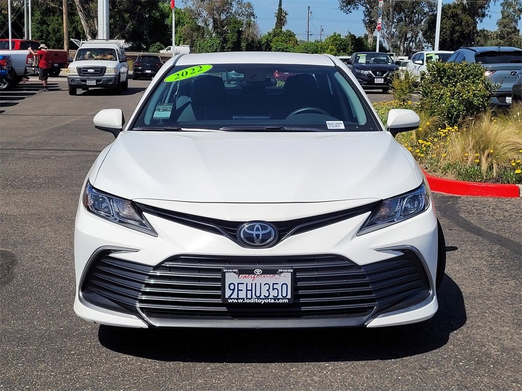 Used 2022 Toyota Camry LE with VIN 4T1C11AK8NU027183 for sale in Lodi, CA