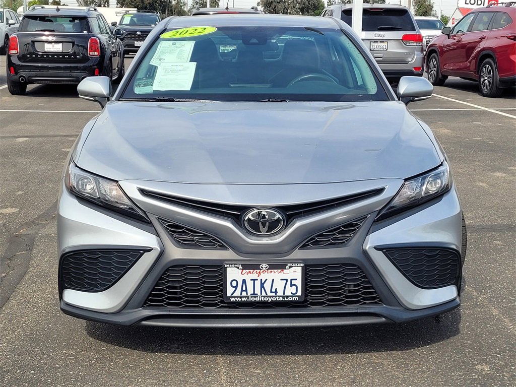 Used 2022 Toyota Camry SE with VIN 4T1G11AK7NU669668 for sale in Lodi, CA
