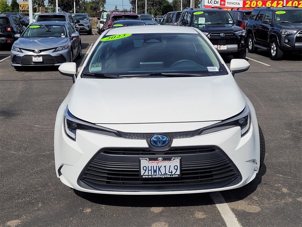 Used 2023 Toyota Corolla LE with VIN JTDBCMFE2P3021547 for sale in Lodi, CA