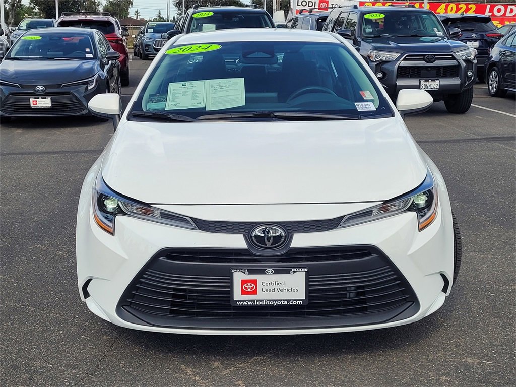 Certified 2024 Toyota Corolla LE with VIN 5YFB4MDE3RP195976 for sale in Lodi, CA