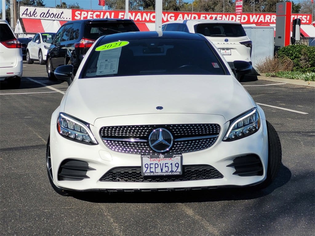 Used 2021 Mercedes-Benz C-Class Coupe C300 with VIN W1KWJ8DB7MG063763 for sale in Lodi, CA