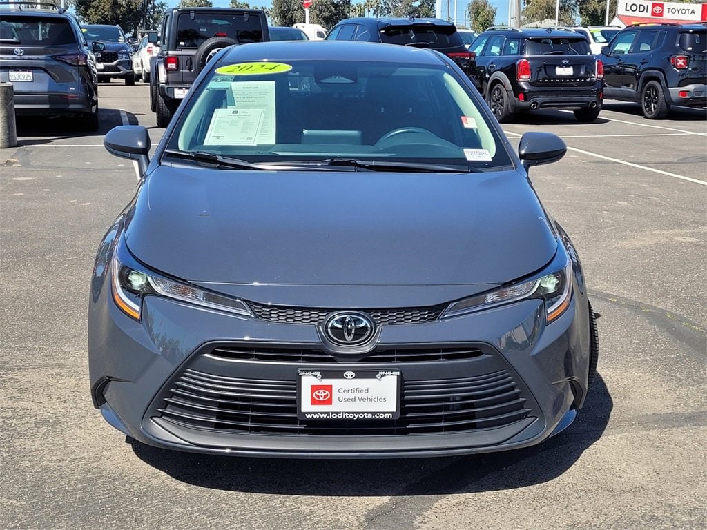 Certified 2024 Toyota Corolla LE with VIN 5YFB4MDE8RP200038 for sale in Lodi, CA