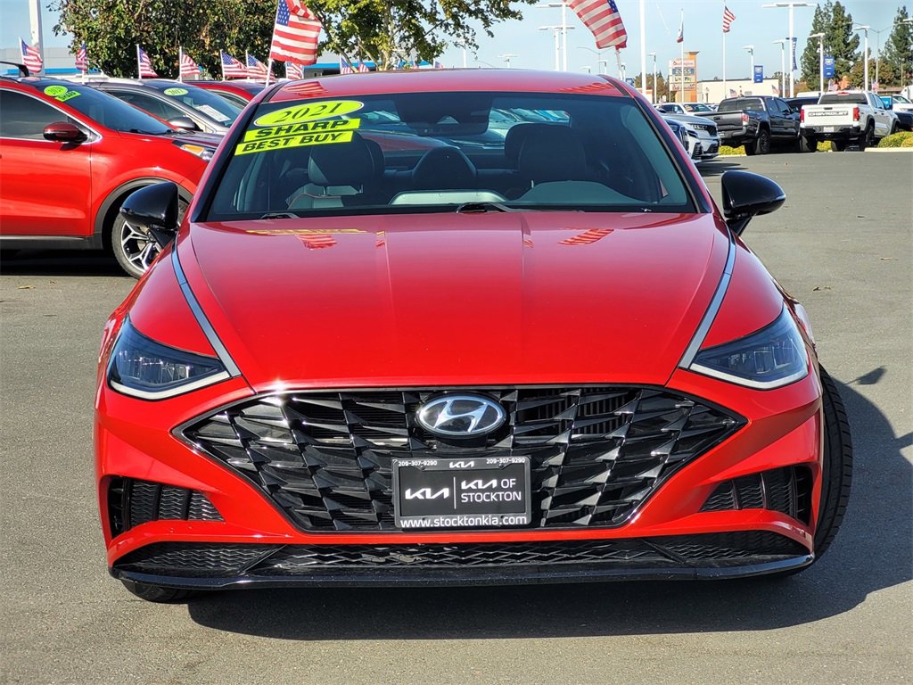 Used 2021 Hyundai Sonata SEL Plus with VIN 5NPEJ4J20MH075834 for sale in Lodi, CA