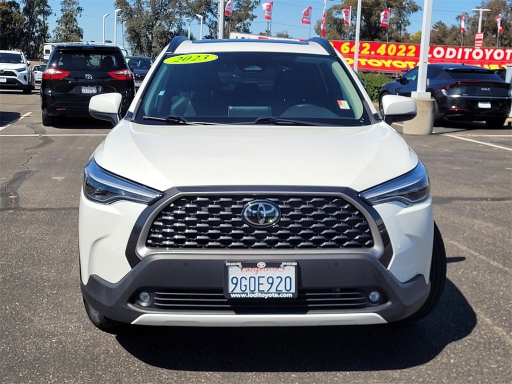 Used 2023 Toyota Corolla Cross XLE with VIN 7MUDAAAG2PV054512 for sale in Lodi, CA