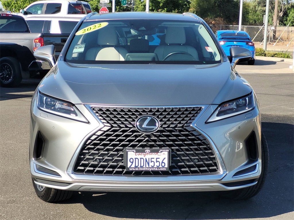 Used 2022 Lexus RX 350 with VIN 2T2HZMAA8NC242941 for sale in Lodi, CA