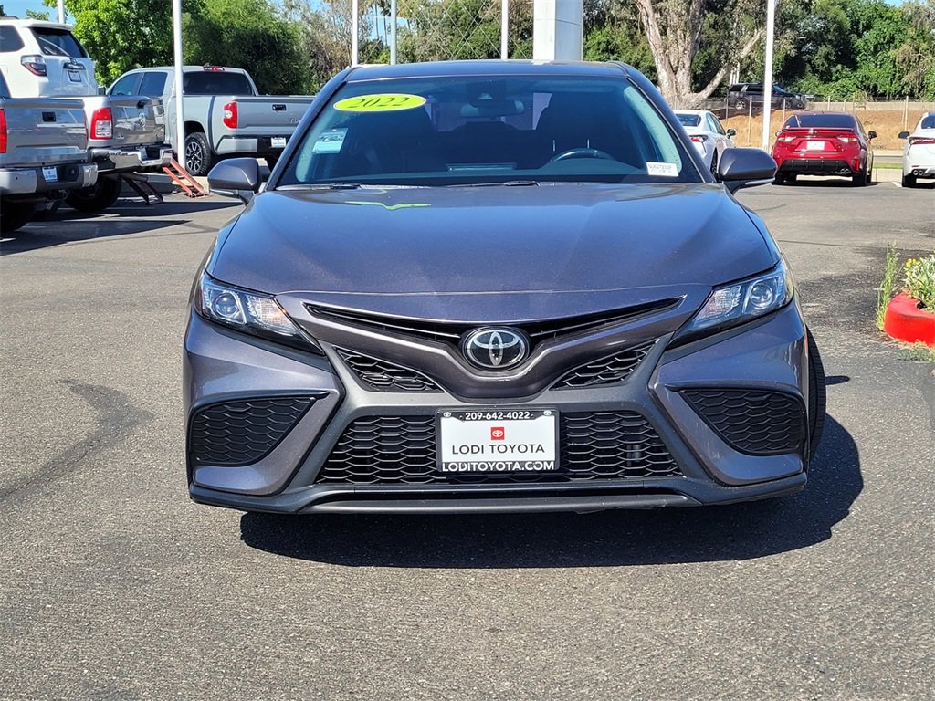 Used 2022 Toyota Camry SE with VIN 4T1G11AK6NU667233 for sale in Lodi, CA