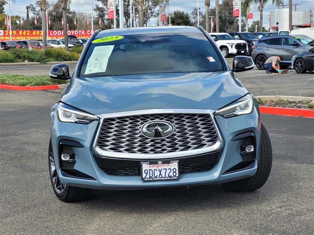 Used 2023 INFINITI QX55 Luxe with VIN 3PCAJ5JR5PF103180 for sale in Lodi, CA