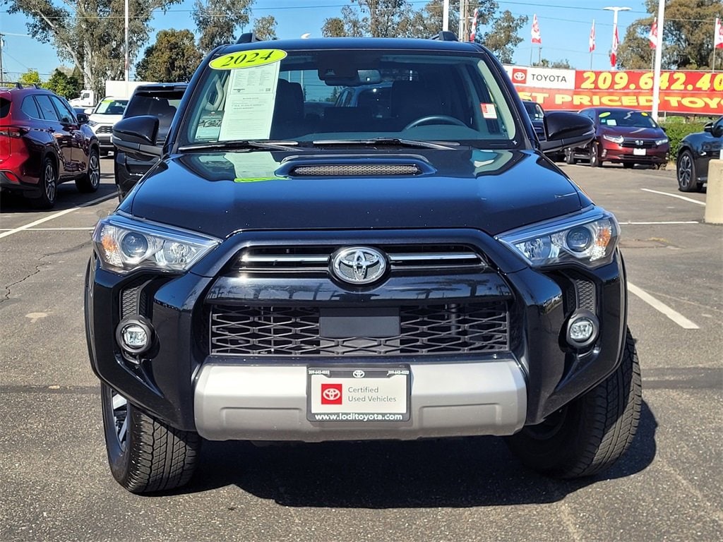 Certified 2024 Toyota 4Runner TRD Off-Road Premium with VIN JTERU5JR0R6248390 for sale in Lodi, CA