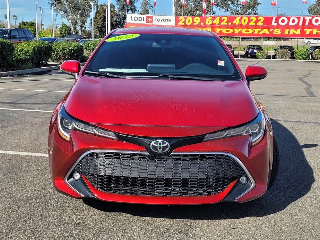 Used 2022 Toyota Corolla Hatchback XSE with VIN JTNA4MBE3N3189012 for sale in Lodi, CA