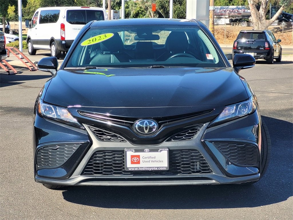 Certified 2023 Toyota Camry SE with VIN 4T1G11AK7PU802626 for sale in Lodi, CA