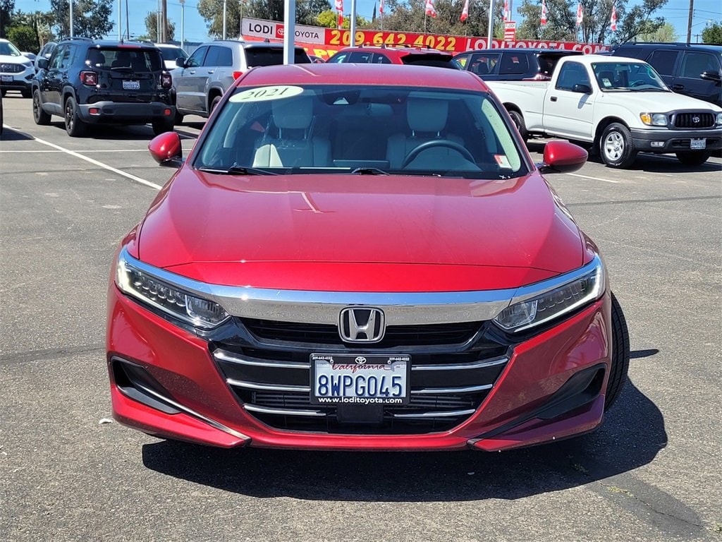 Used 2021 Honda Accord LX with VIN 1HGCV1F14MA065228 for sale in Lodi, CA