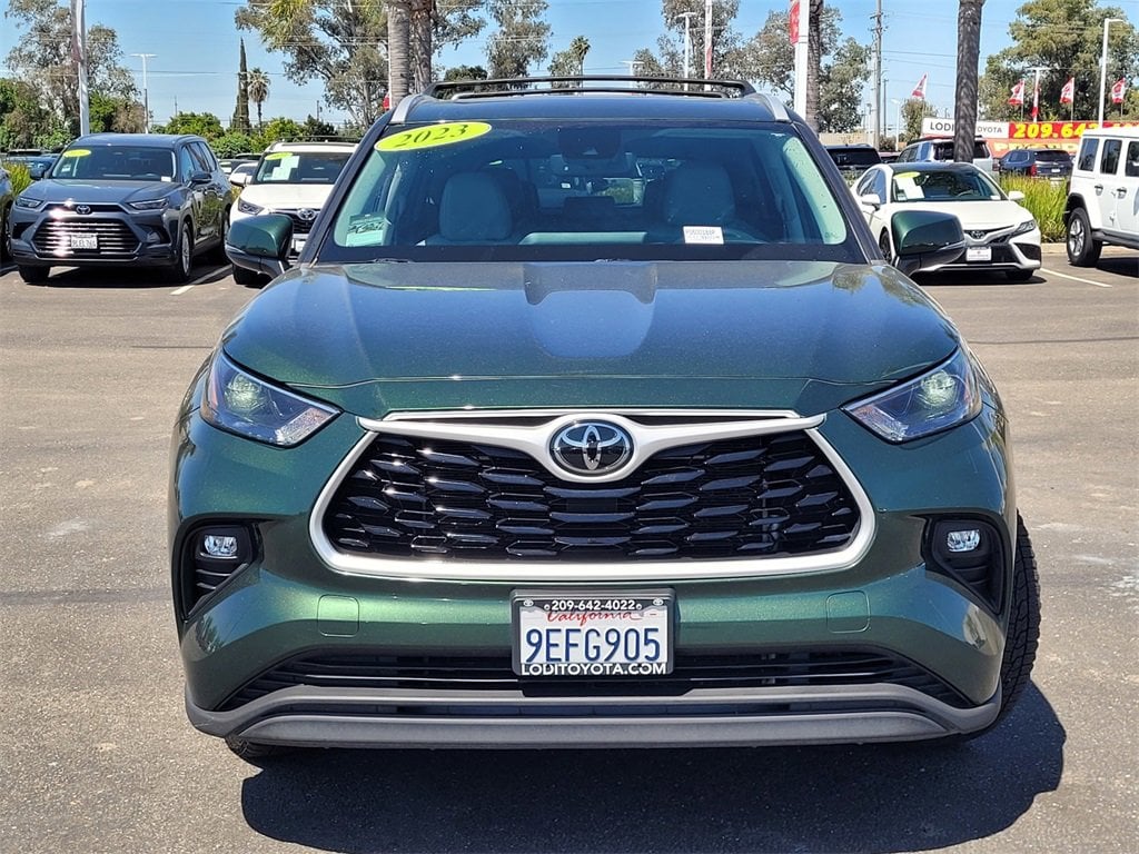 Certified 2023 Toyota Highlander XLE with VIN 5TDKDRBH6PS500188 for sale in Lodi, CA