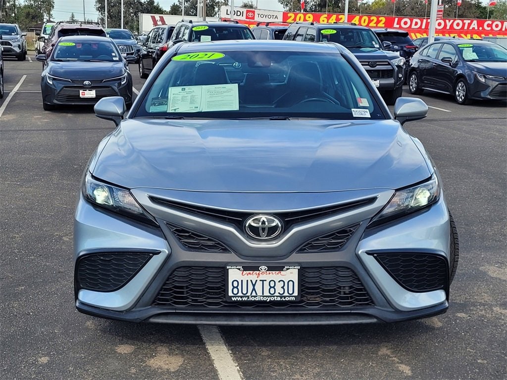 Used 2021 Toyota Camry SE with VIN 4T1G11AK8MU416275 for sale in Lodi, CA